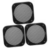 Beatifufu 3pcs Car Speaker Grill Cover Stylish and Subwoofer Speaker Protector for Automotive Audio Easy to Install Square Mesh Grille and Material Car Interior Aesthetics view 1