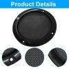 Unlorspy 4pcs Black Round Speaker Grills Cover 3 Inch Car Speaker Covers Metal Mesh Speaker Grille Replacement with Screws for Car view 3