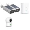 aosu Solar Security Cameras Wireless Outdoor/Indoor, 2K Resolution, Easy to Setup view 1