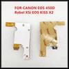 XvuaTeIw Compatible with Canon EOS 450D EOS Compatible with Rebel XSi EOS Compatible with Kiss X2 Keyboard Key Button Flex Keypad Camera Parts view 2