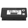 Respicefinem LCD Battery Monitor 12v Lithium Battery Meter Battery Capacity Indicator Tester Lithium Battery Universal Digital Display Voltmeter ((10-100V) Blue + Temperature) view 4