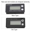 Respicefinem LCD Battery Monitor 12v Lithium Battery Meter Battery Capacity Indicator Tester Lithium Battery Universal Digital Display Voltmeter ((10-100V) Blue + Alarm) view 4