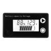 Respicefinem LCD Battery Monitor 12v Lithium Battery Meter Battery Capacity Indicator Tester Lithium Battery Universal Digital Display Voltmeter ((10-100V) Blue no Alarm + no Temperature) view 4