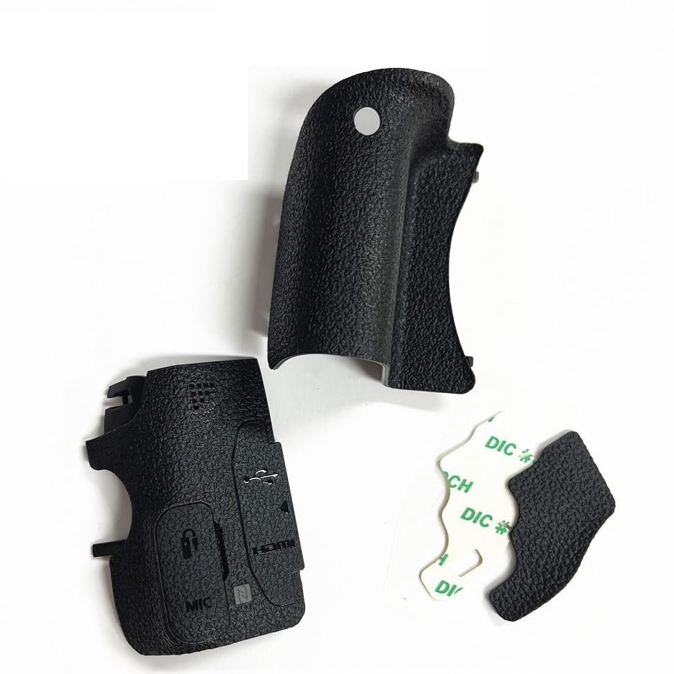 XvuaTeIw Compatible with Canon EOS 800D for Kiss X9i Rebel T7i Body Rubber Cover Grip I/F Terminal Back SLR Camera Parts(1 Set)
