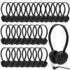 Anrgterg 30 Pack Kids Headphones Bulk for School, Wired Kids Classroom Headphones Adjustable with 3.5 mm Jack for School Library Students Children Teens view 1