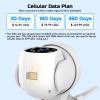 4G LTE Cellular Solar Security Camera, Solar Powered Wireless Cellular Security Camera Outdoor with Built-in SIM Card, 360 Live View, 2K Color Night Vision, Motion Alert, Remote Access, 2-Way Audio view 3