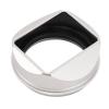 Camera Lens Hood, Square Lens Hood, Light Blocking, Magnetic Mount Design, Retro Protective Lens Shade for X100 Series (Silver) view 1