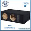 30HZ Competition Vented Sub Box Dual Ported Subwoofer Enclosure Vented Speaker Box Car Audio (8") view 2