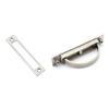 Yardenfun Tatami Cabinet Hidden Grip Pulls for Wardrobe and Drawer Smooth Touch for and Restaurant Use Sleek Silver Finish view 4