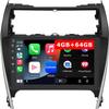 Android 13 Car Radio Compatible for Toyota Camry 2012 2013 2014, 10 Inch Touch Screen with GPS/AM/FM/WiFi/USB/Wireless Update, Support SWC Wireless CarPlay Android Auto [4GB+64GB] view 1