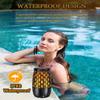 Upgraded Outdoor Bluetooth Speakers Waterproof Patio, Outdoor Speakers with Light, Multi-Speaker Auto-Sync Up to 100 Speaker, BT 5.3 HD Surround Sound, Cool Tech Gadget Gifts for Men (2 Pack) view 2