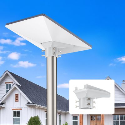 QUIDDITY Starlink Mini Mount - ABS Starlink Mini Pipe Adapter & Compact Portable Roof Mount, Compatible with 1.22-1.73'' Poles, Starlink Standard Mini Kickstand Dishy Satellite Internet Kit (White)