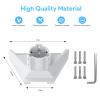 QUIDDITY Starlink Mini Mount - ABS Starlink Mini Pipe Adapter & Compact Portable Roof Mount, Compatible with 1.22-1.73'' Poles, Starlink Standard Mini Kickstand Dishy Satellite Internet Kit (White) view 2