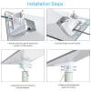 QUIDDITY Starlink Mini Mount - ABS Starlink Mini Pipe Adapter & Compact Portable Roof Mount, Compatible with 1.22-1.73'' Poles, Starlink Standard Mini Kickstand Dishy Satellite Internet Kit (White) view 4