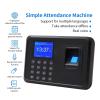 YHYWJHY Biometric Employee Attendance Machine, Fingerprint Attendance System Biometric Clock in Machine Employee Keypad Electric Time Clock Recorder USB Data Management Device Quick Recognition view 2