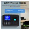 YHYWJHY Biometric Employee Attendance Machine, Fingerprint Attendance System Biometric Clock in Machine Employee Keypad Electric Time Clock Recorder USB Data Management Device Quick Recognition view 4