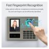 YHYWJHY Biometric Employee Attendance Machine, Electronic Attendance Machine with Face+ Fingerprint+Password Employee Check-in Device Recognition Quick Recognition view 2