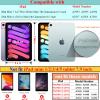 Kids Case for iPad mini 7 A17 Pro 2024 & iPad mini 6 2021 8.3" with Pencil Holder/Shoulder Strap, UUcovers 360 Rotating Ring Handle/Stand Soft Cover for iPad mini 7th/6th Generation, Yellow Cat view 2