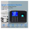 YHYWJHY Biometric Employee Attendance Machine, A5 Biometric Fingerprint Employee Time Attendance Smart Time Clock Recorder Device USB Data Manage Quick Recognition view 2