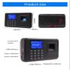 YHYWJHY Biometric Employee Attendance Machine, A5 Biometric Fingerprint Employee Time Attendance Smart Time Clock Recorder Device USB Data Manage Quick Recognition view 3