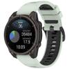 AISPORTS Compatible with Garmin Fenix 7/7 Pro/6/6 Pro/5/5 Plus Band Silicone for Women Men, 22mm Quick Fit Watch Band Soft Sport Wristband Bracelet Replacement Band for Garmin Fenix 8 47mm/E 47mm view 2