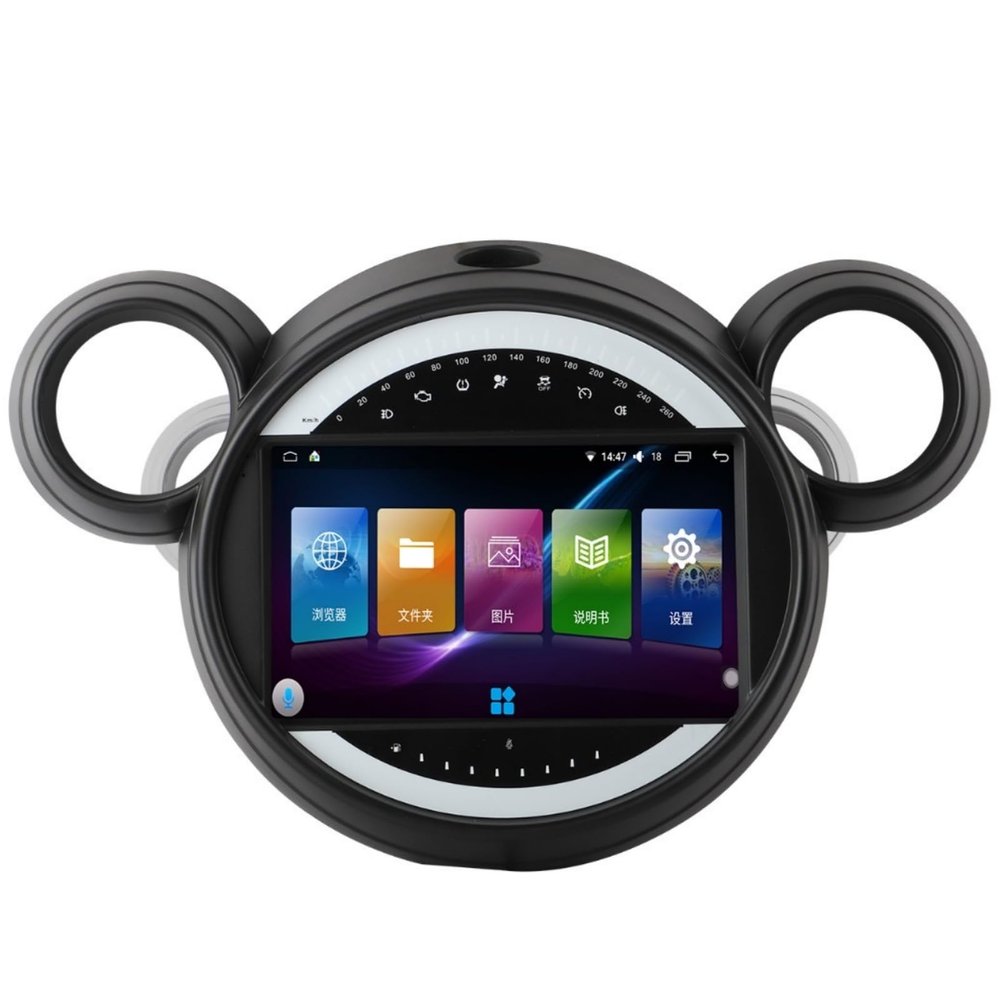 9 Inch Android 13 Car Radio Upgraded for Mini Cooper Low-end w/o Nav Screen,Hatch/Hardtop 2011-2014 Multimedia Player GPS Navigation Carplay WiFi 4G Auto Stereo Receiver 128GB