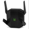 AX3000 WiFi 6 Extender, Dual Band WiFi Extender Signal Booster, Internet Booster with Gigabit Ethernet Port, Covers Up to 12,000sq.ft and 99 Devices, Faster Speed and Easy Setup, Black view 1