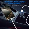 APETOO USB C CarPlay Cable for iPhone 15 16 Pro Max Plus + USB C to Aux Adapter view 4