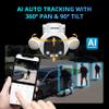 Defender AI Powered Sentinel 4K Wired Security Camera System, 360 PTZ Security Camera System with AI Tracking, Smart Human Detection, Blue-Red Light Deterrence, and Color Night Vision | 4 Cameras 1TB view 2