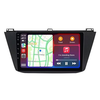 Android Radio Stereo for Volkswagen Tiguan 2017-2019,Biorunn 10.1 Inch Octa Core GPS Navi Wireless Wired Car-Play Android Auto Upgrade Dash Kit IPS FM AM RDS DSP, 4GB RAM 64GB ROM