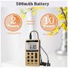 Retekess V112 AM FM Radio with Retevis RT20 Rechargeable Walkie-Talkie(3 Pack),Digital Tuning Rechargeable Battery LCD Display,Loud Sound,Wearable Small Walkie Talkie for Seniors Adults Elderly view 4