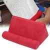 Luqeeg Portable Pillow Tablet Stand Holder, Foldable Mobile Phone Support, Bed Rest Cushion with Suede Fabric, Compatible with Most Tablet Computers, for Bed Armrests, Carpet view 2