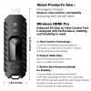 Wireless HDMI PRO- Transmitter and Receiver, Portable Extender Kit, Plug and Play, Enhanced 5G Chip w/Heat-Control, 165FT/50M 5.8G/2.4G @60Hz, Stream Video/PPT Wirelessly from Laptop to HDTV/Monitor view 2