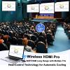 Wireless HDMI PRO- Transmitter and Receiver, Portable Extender Kit, Plug and Play, Enhanced 5G Chip w/Heat-Control, 165FT/50M 5.8G/2.4G @60Hz, Stream Video/PPT Wirelessly from Laptop to HDTV/Monitor view 4