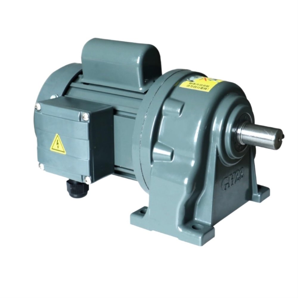 GH22 AC 220V 200W Horizontal Small Frequency Conversion Speed Regulation 1 Phase Gear Reduction Motor With 22mm Shaft(Ratio 5 to 1)