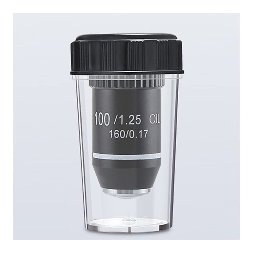 Microscope Kit Microscope Auxiliary Lens 100X 195 Biomicroscope Achromatic Objective Lens for Bio-Microscope Microscope Lens Adapters