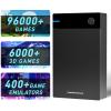 Kinhank 12tb Retro Game Hard Drive with 96000+ Games, Retro Game Consoles Compatible with 400+ Emulators, 6000+3D Games, Portable Game Hard Drive Disk Compatible with Win 7/8/10/11 view 1