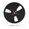 1/4 7 Inch Empty Tape Reel, 3 Holes Universal Aluminum Alloy Open Reel Sound Tape Empty Reel, Tape Takeup Reel to Reel for Nab Long Play Analog Recording Tape (Black) view 4