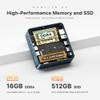 BOSGAME E2 Mini PC Ryzen 5 3550H(Max 3.7GHz) DDR4 Mini Computers, 16GB RAM 512GB NVMe SSD, Dual HDMI, 4 USB Ports, 1 RJ45 Ethernet Ports, Wi-Fi 5, BT5.0 view 3