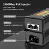 2.5Gb PoE Injector Adapter 60W, IEEE 802.3bt/at/af Compliant, Converts Non-PoE to PoE Network, 100/1000/2500Mbps RJ45, Up to 328 ft, Plug & Play (60W) view 3