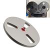 1/4 7 Inch Empty Tape Reel, 3 Holes Universal Aluminum Alloy Open Reel Sound Tape Empty Reel, Tape Takeup Reel to Reel for Nab Long Play Analog Recording Tape (Silver) view 4