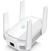 AX3000 WiFi 6 Extender, Dual Band WiFi Extender Signal Booster, Internet Booster with Gigabit Ethernet Port, Covers Up to 12,000sq.ft and 99 Devices, Faster Speed and Easy Setup, White view 1