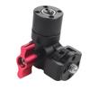 NovelGoal Tripod Ball Head Adapter 180 Adjustable 1/4 3/8 Mount Compatible with Go-pro OS-MO 360 Camera Monitor Video Motorcycle Aluminum Camera Bracket (Type E) view 3