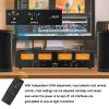 VU Meter Amplifier, 4 Way Analog Speaker Selector, Vintage Switcher, with DB Panel Display & Remote Control, for Stereo Class A, B, AB, D, Tube Amps, Passive Speakers view 2