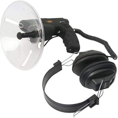 VSULZVNU Portable Parabolic Microphone Monoculars, 8X Monocular Sound Amplifier, Nature Observing and Listening Digital Device, for Outdoor Activities and Family Entertainment Hap