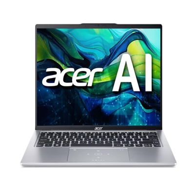 Acer Swift Go 14 Business Laptop, 2024, 14" 1920 x 1200 Touch, Intel-16 Core Ultra 7 155H, 16GB LPDDR5, 2TB SSD, Win11 Home, Backlit KB, Wi-Fi, BT 5.3, Thunderbolt 4, QHD Webcam, Pure Silver
