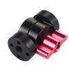 NovelGoal Tripod Ball Head Adapter 180 Adjustable 1/4 3/8 Mount Compatible with Go-pro OS-MO 360 Camera Monitor Video Motorcycle Aluminum Camera Bracket (Type D) view 2