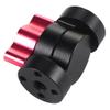 NovelGoal Tripod Ball Head Adapter 180 Adjustable 1/4 3/8 Mount Compatible with Go-pro OS-MO 360 Camera Monitor Video Motorcycle Aluminum Camera Bracket (Type D) view 3
