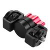 NovelGoal Tripod Ball Head Adapter 180 Adjustable 1/4 3/8 Mount Compatible with Go-pro OS-MO 360 Camera Monitor Video Motorcycle Aluminum Camera Bracket (Type B) view 3