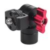 NovelGoal Tripod Ball Head Adapter 180 Adjustable 1/4 3/8 Mount Compatible with Go-pro OS-MO 360 Camera Monitor Video Motorcycle Aluminum Camera Bracket (Type A) view 2